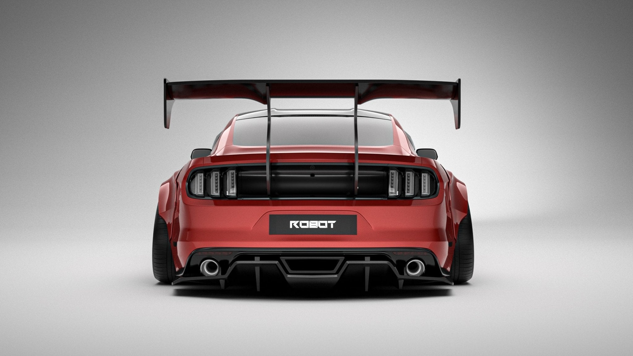 Robot Craftsman Ford Mustang V2 Fibre Glass Reinforced Plastic Complete Body Kit 2015-2023 Aftermarket Carbon Fiber Part / Bodykit - Robot Bodykits