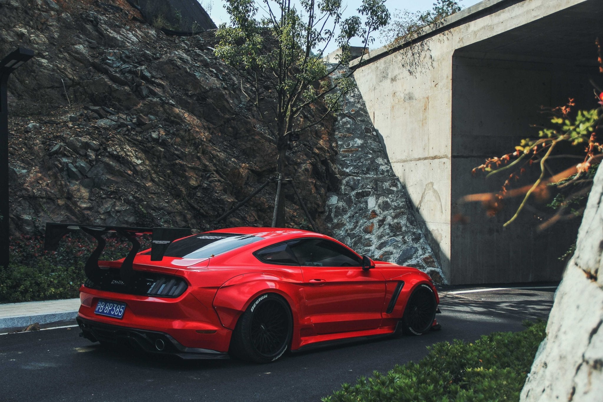 Robot Craftsman Ford Mustang V2 Fibre Glass Reinforced Plastic Complete Body Kit 2015-2023 Aftermarket Carbon Fiber Part / Bodykit - Robot Bodykits