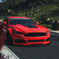 Robot Craftsman Ford Mustang V2 Fibre Glass Reinforced Plastic Complete Body Kit 2015 - 2023 Aftermarket Carbon Fiber Part / Bodykit - Robot Bodykits