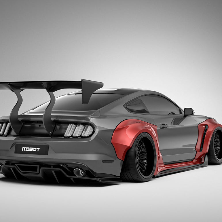 Robot Craftsman Ford Mustang V2 Fibre Glass Reinforced Plastic Complete Body Kit 2015-2023 Aftermarket Carbon Fiber Part / Bodykit - Robot Bodykits