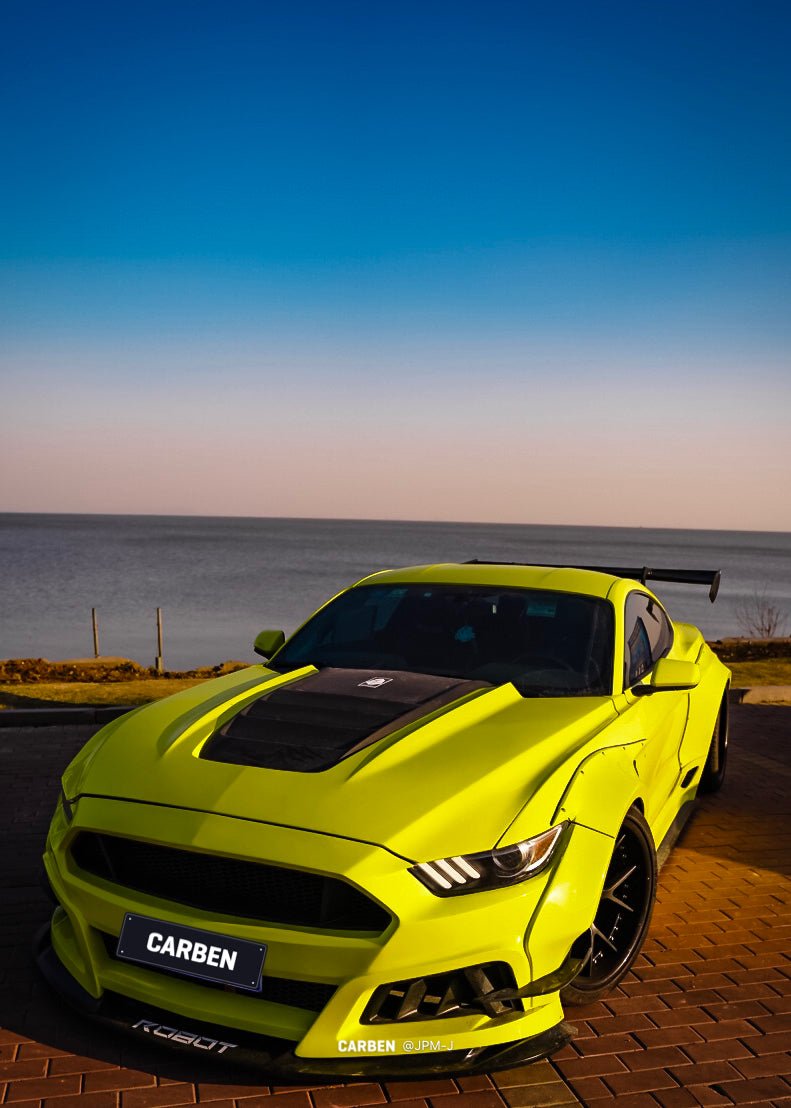 Robot Craftsman Ford Mustang V2 Fibre Glass Reinforced Plastic Complete Body Kit 2015 - 2023 Aftermarket Carbon Fiber Part / Bodykit - Robot Bodykits