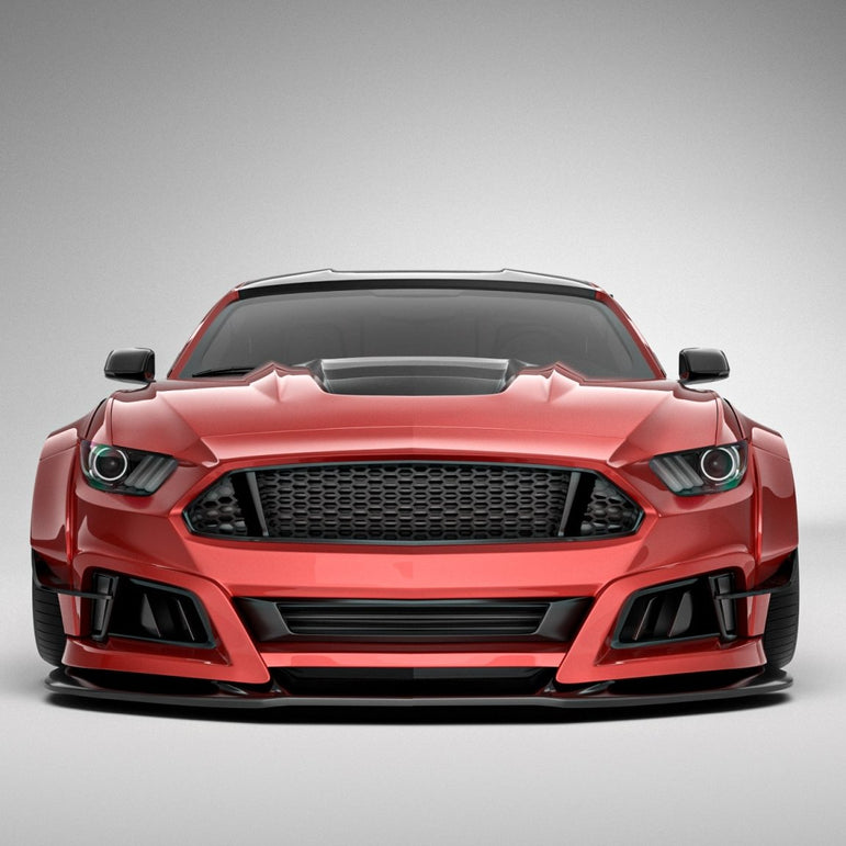 Robot Craftsman Ford Mustang V2 Fibre Glass Reinforced Plastic Complete Body Kit 2015-2023 Aftermarket Carbon Fiber Part / Bodykit - Robot Bodykits