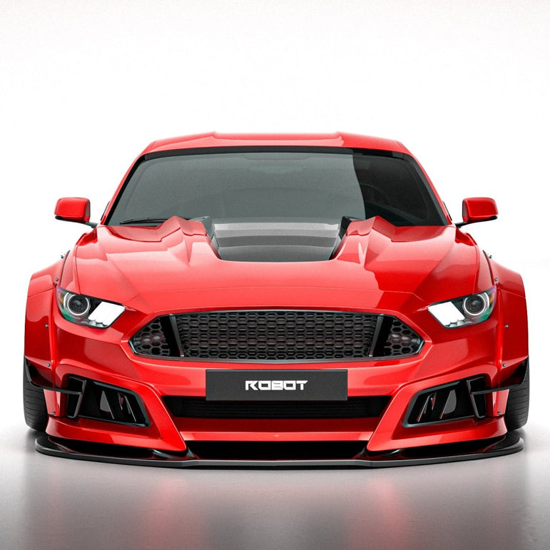 Robot Craftsman Ford Mustang V2 Fibre Glass Reinforced Plastic Complete Body Kit 2015-2023 Aftermarket Carbon Fiber Part / Bodykit - Robot Bodykits
