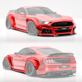 Robot Craftsman Ford Mustang V2 Fibre Glass Reinforced Plastic Complete Body Kit 2015-2023 Aftermarket Carbon Fiber Part / Bodykit - Robot Bodykits