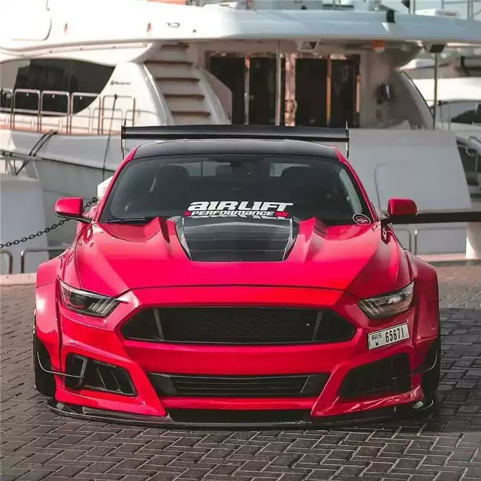 Robot Craftsman Ford Mustang V2 Fibre Glass Reinforced Plastic Complete Body Kit 2015 - 2023 Aftermarket Carbon Fiber Part / Bodykit - Robot Bodykits