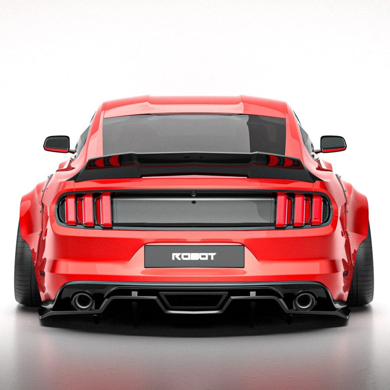 Robot Craftsman Ford Mustang V2 Fibre Glass Reinforced Plastic Complete Body Kit 2015-2023 Aftermarket Carbon Fiber Part / Bodykit - Robot Bodykits