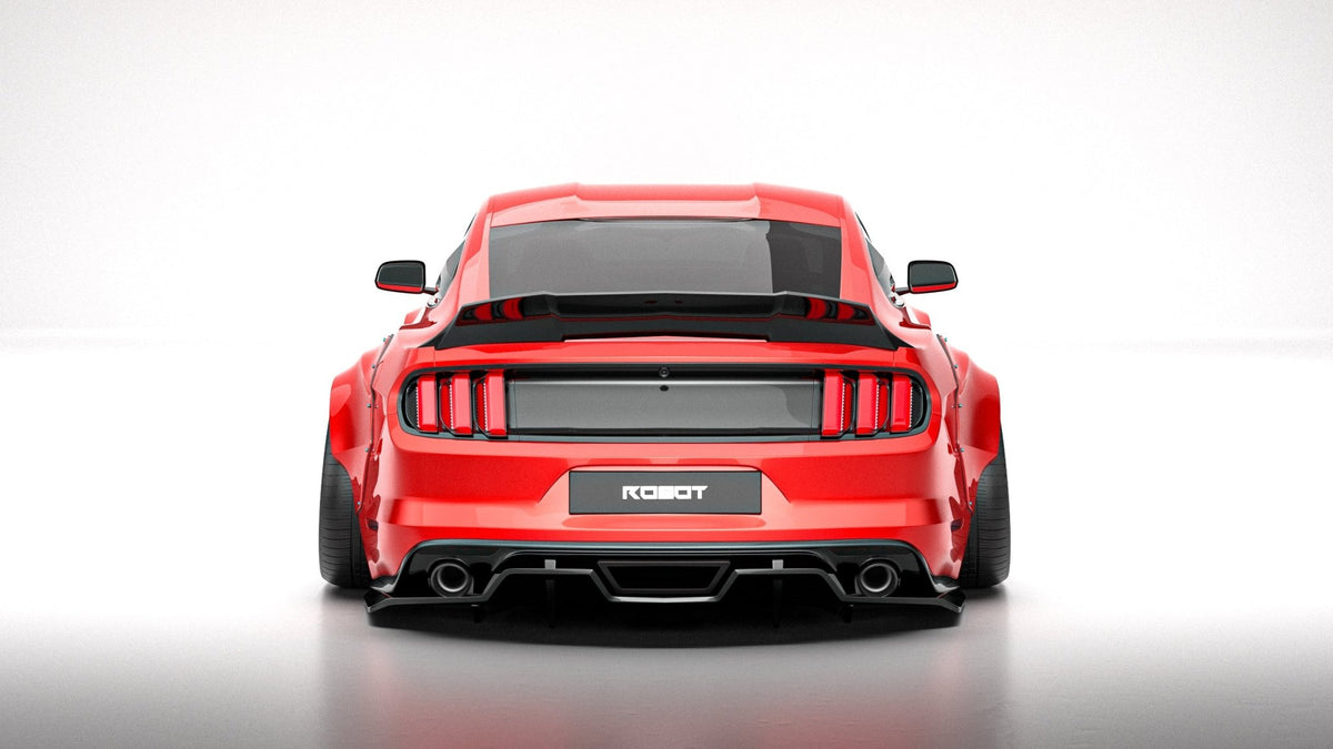 Robot Craftsman Ford Mustang V2 Fibre Glass Reinforced Plastic Complete Body Kit 2015-2023 Aftermarket Carbon Fiber Part / Bodykit - Robot Bodykits