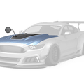 Robot Craftsman Ford Mustang V2 Hood / Bonnet (S550.1) Aftermarket Carbon Fiber Part / Bodykit - Robot Bodykits