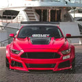 Robot Craftsman Ford Mustang V2 Hood / Bonnet (S550.1) Aftermarket Carbon Fiber Part / Bodykit - Robot Bodykits