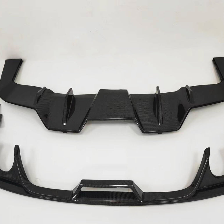 Robot Craftsman Ford Mustang V2 Rear Diffuser (S550.1) Aftermarket Carbon Fiber Part / Bodykit - Robot Bodykits