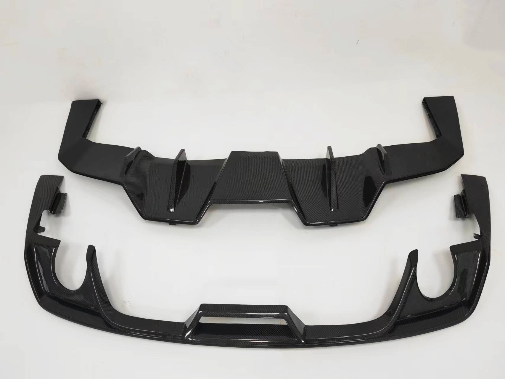Robot Craftsman Ford Mustang V2 Rear Diffuser (S550.1) Aftermarket Carbon Fiber Part / Bodykit - Robot Bodykits