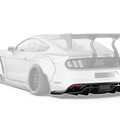 Robot Craftsman Ford Mustang V2 Rear Diffuser (S550.1) Aftermarket Carbon Fiber Part / Bodykit - Robot Bodykits