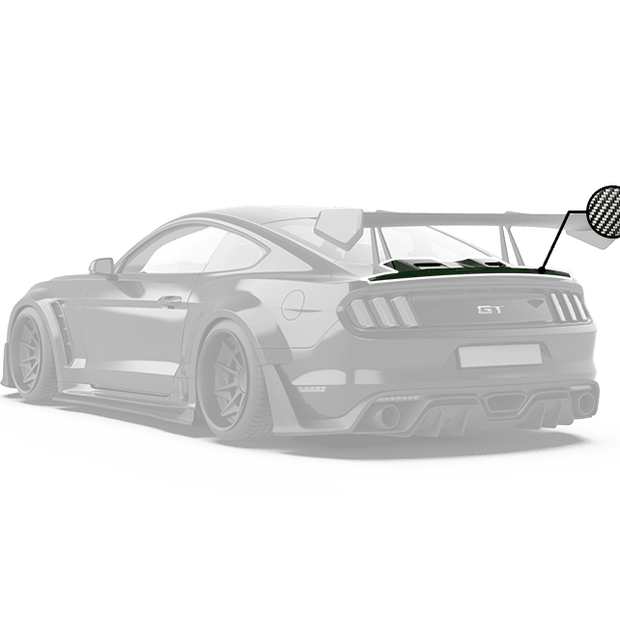 Robot Craftsman Ford Mustang V3 Duck Tail + Boot Cover Aftermarket Carbon Fiber Part / Bodykit - Robot Bodykits