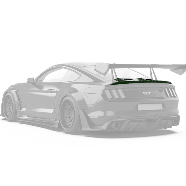 Robot Craftsman Ford Mustang V3 Duck Tail + Boot Cover Aftermarket Carbon Fiber Part / Bodykit - Robot Bodykits