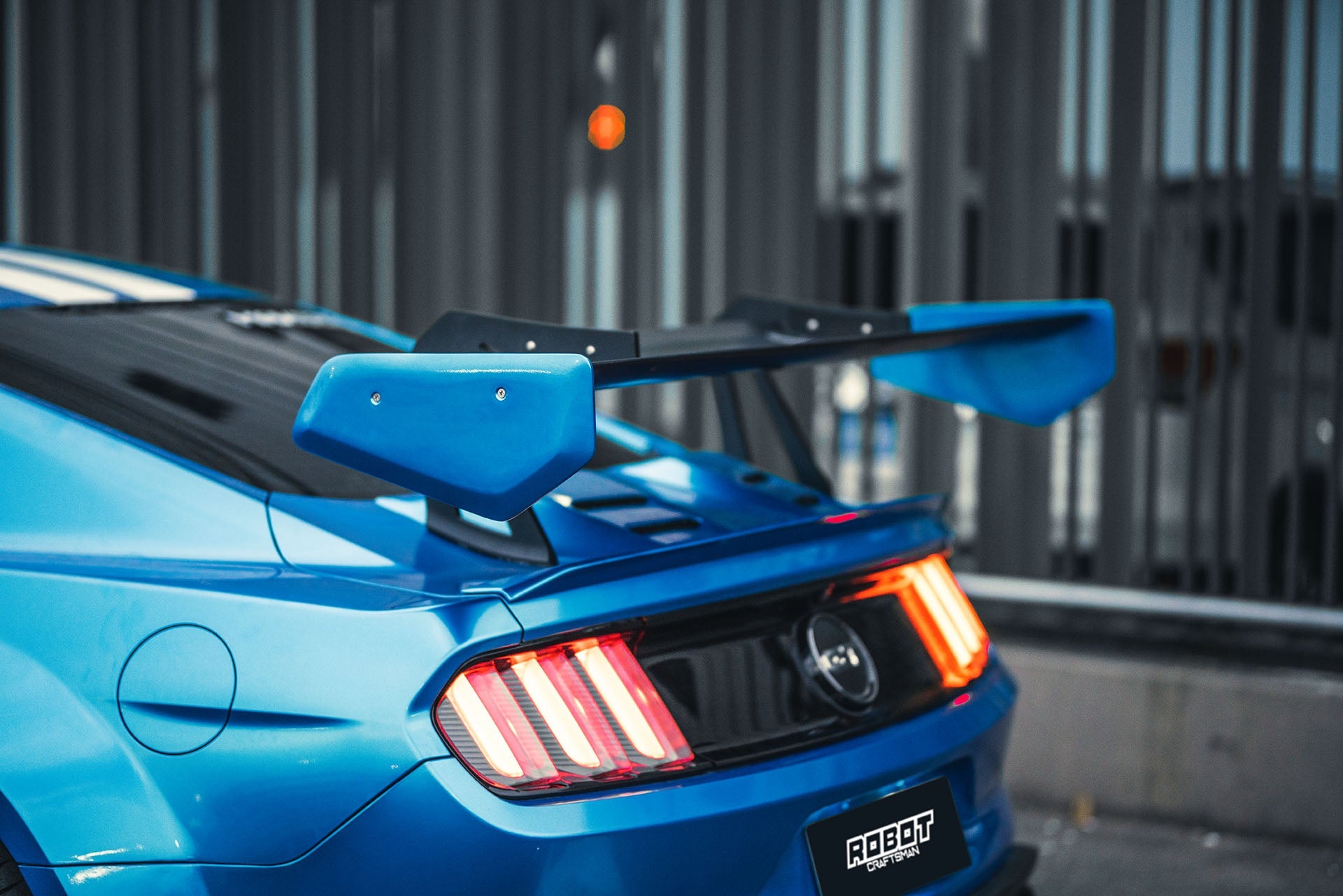 Robot Craftsman Ford Mustang V3 GT Wing Aftermarket Carbon Fiber Part / Bodykit - Robot Bodykits
