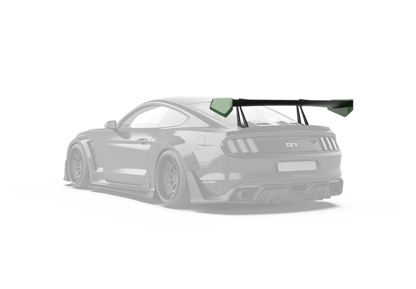 Robot Craftsman Ford Mustang V3 GT Wing Aftermarket Carbon Fiber Part / Bodykit - Robot Bodykits