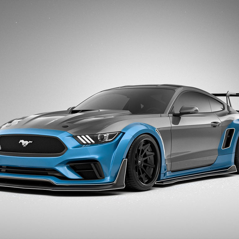 Robot Craftsman Ford Mustang V3 Widebody Kit 2015 - 2023 Aftermarket Carbon Fiber Part / Bodykit - Robot Bodykits