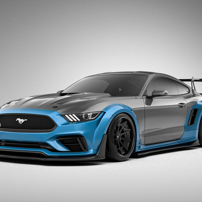 Robot Craftsman Ford Mustang V3 Widebody Kit 2015 - 2023 Aftermarket Carbon Fiber Part / Bodykit - Robot Bodykits