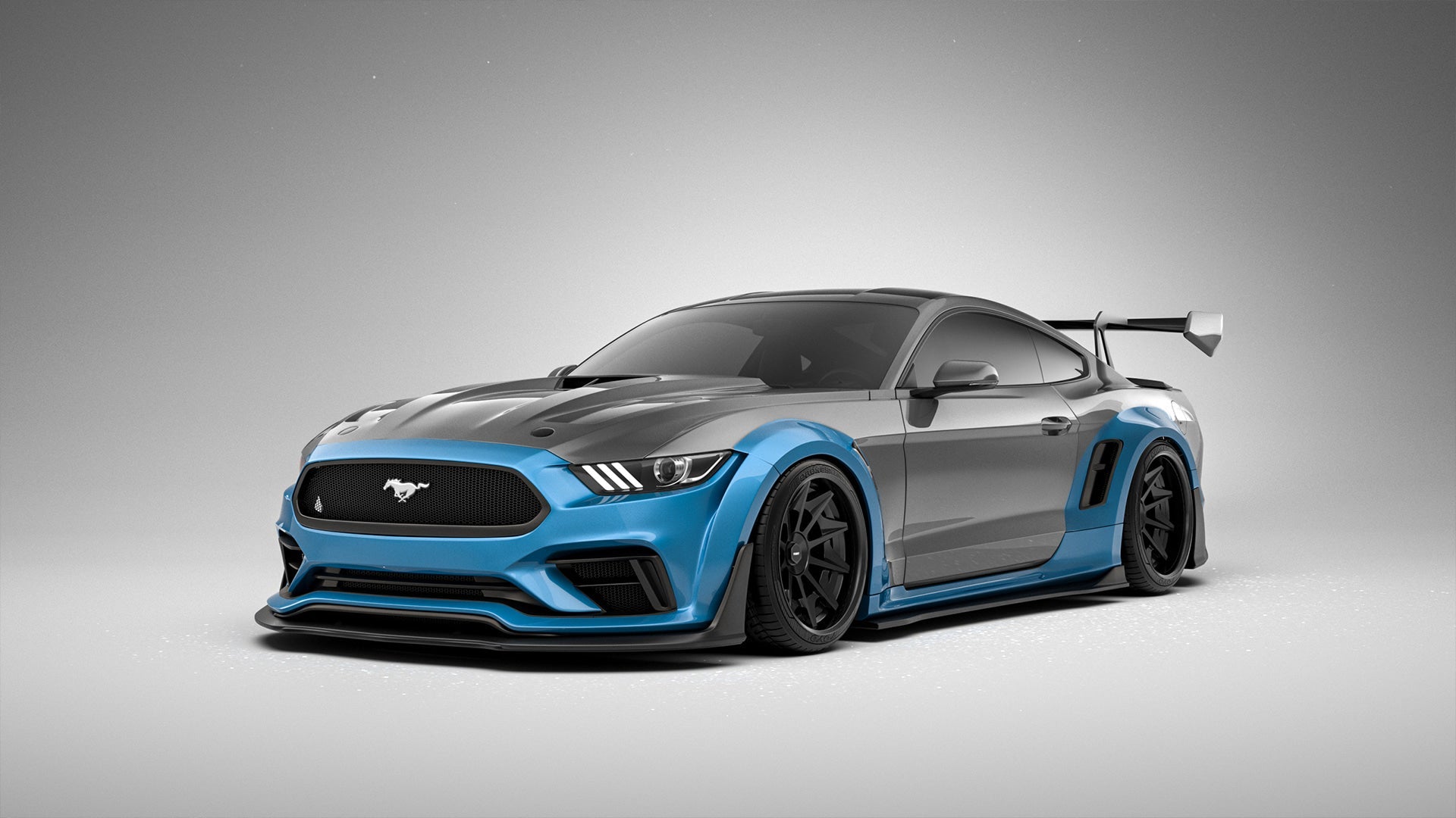 Robot Craftsman Ford Mustang V3 Widebody Kit 2015 - 2023 Aftermarket Carbon Fiber Part / Bodykit - Robot Bodykits