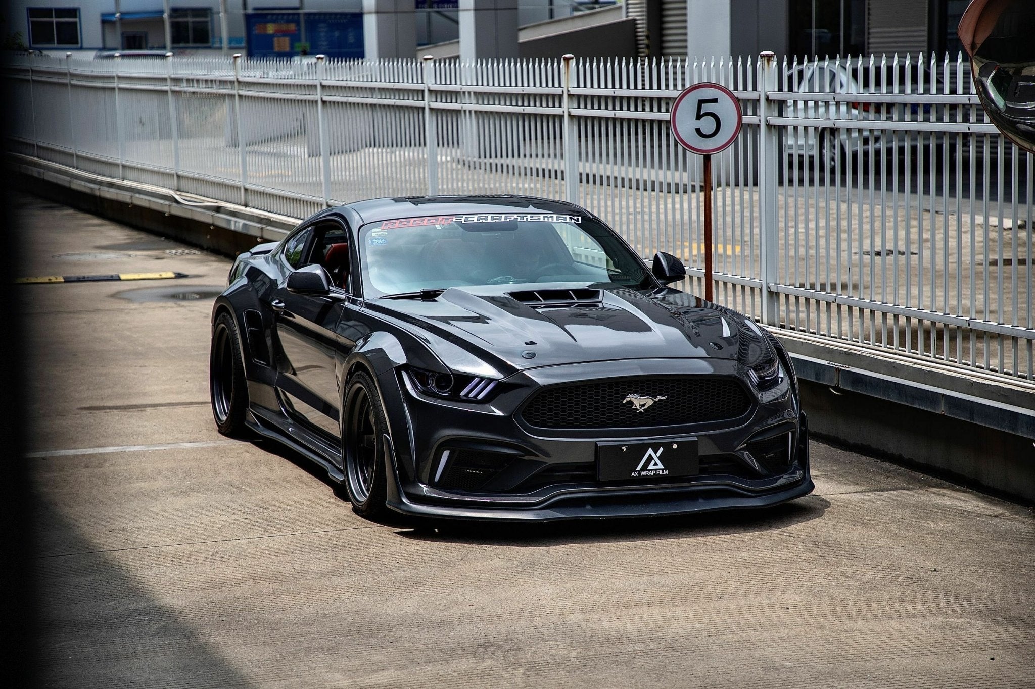 Robot Craftsman Ford Mustang V3 Widebody Kit 2015 - 2023 Aftermarket Carbon Fiber Part / Bodykit - Robot Bodykits