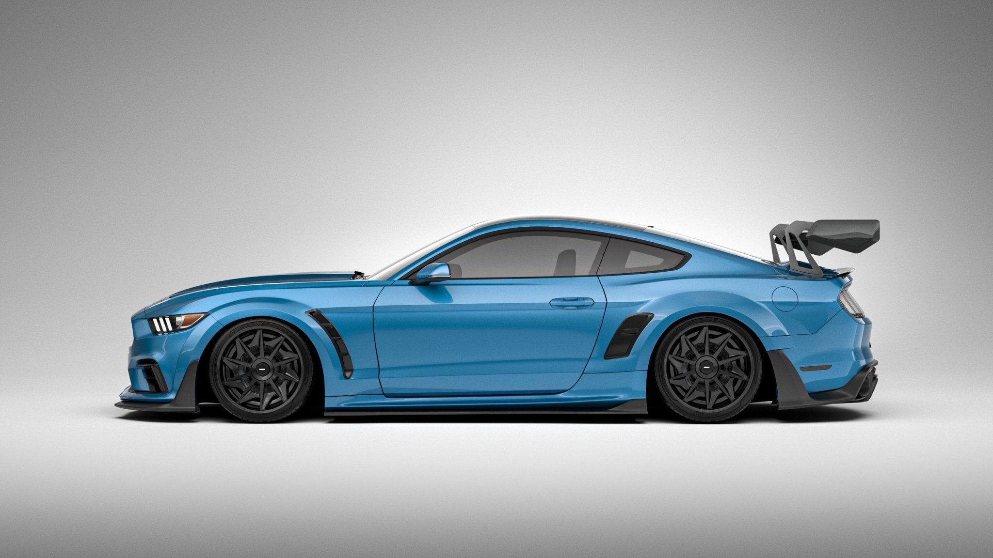 Robot Craftsman Ford Mustang V3 Widebody Kit 2015-2023 Aftermarket Carbon Fiber Part / Bodykit - Robot Bodykits