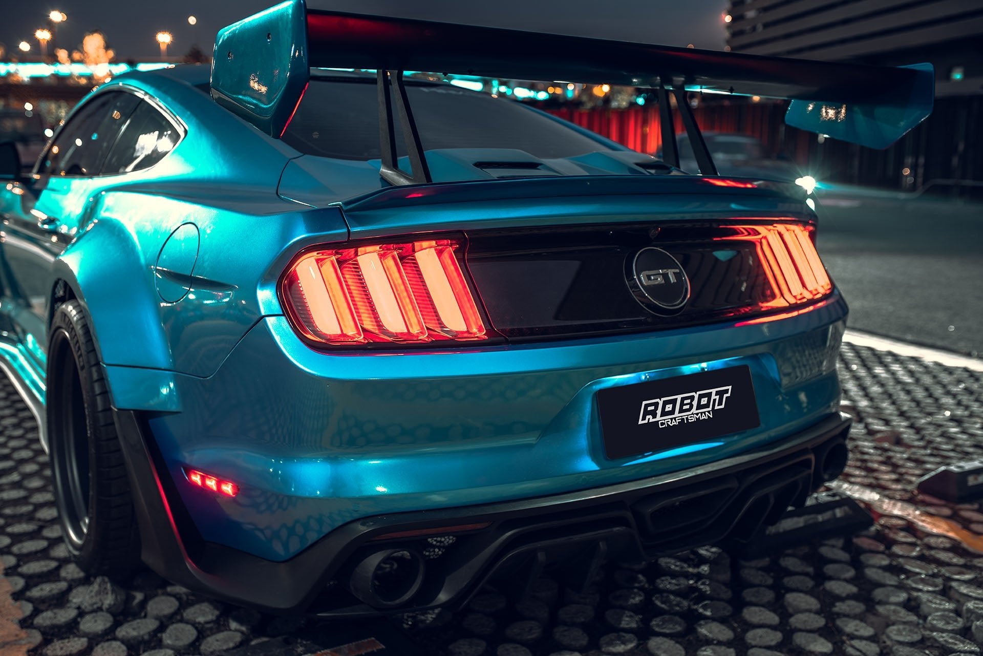 Robot Craftsman Ford Mustang V3 Widebody Kit 2015 - 2023 Aftermarket Carbon Fiber Part / Bodykit - Robot Bodykits