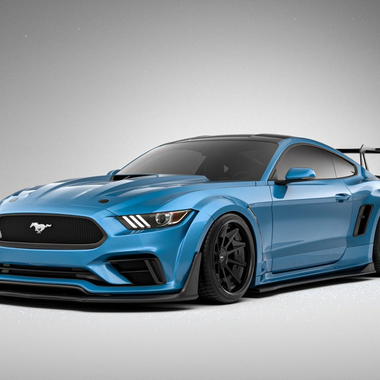 Robot Craftsman Ford Mustang V3 Widebody Kit 2015 - 2023 Aftermarket Carbon Fiber Part / Bodykit - Robot Bodykits