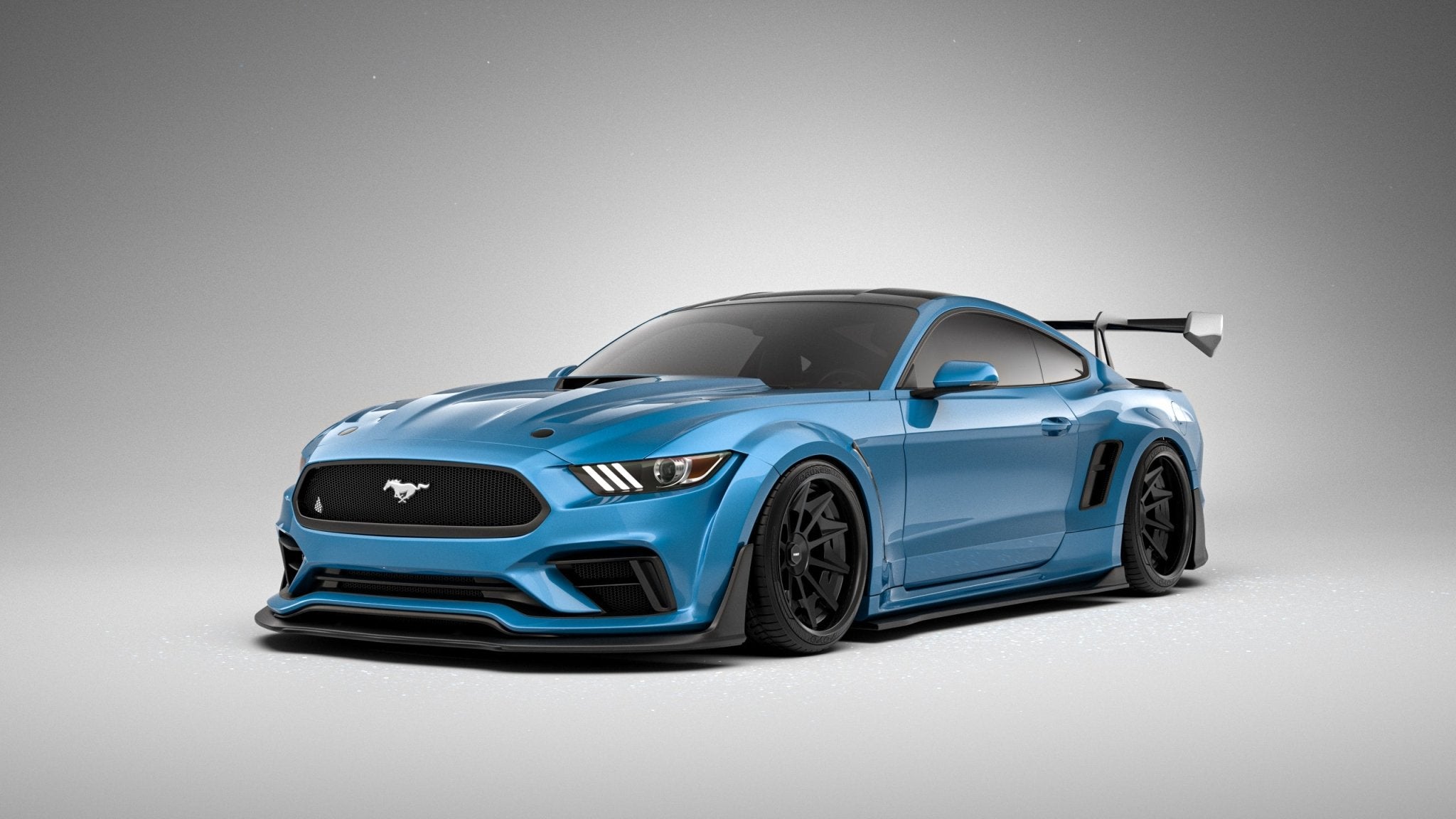 Robot Craftsman Ford Mustang V3 Widebody Kit 2015 - 2023 Aftermarket Carbon Fiber Part / Bodykit - Robot Bodykits
