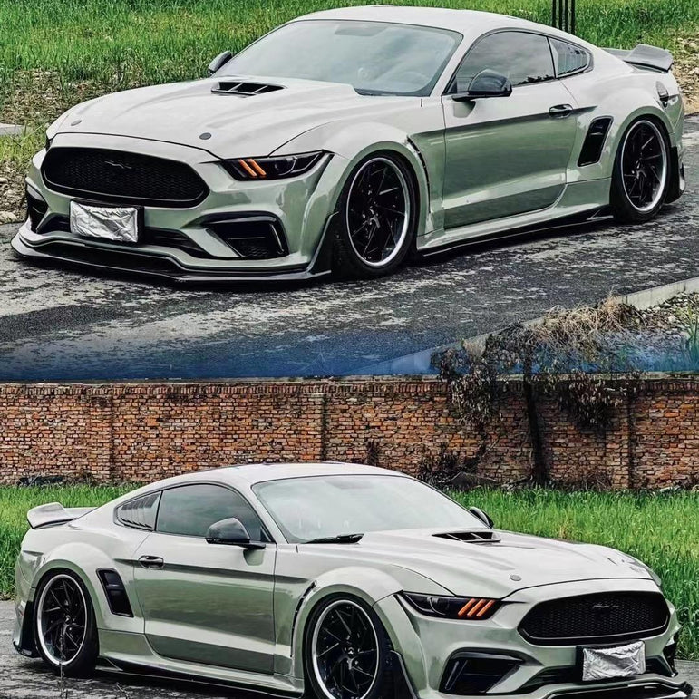 Robot Craftsman Ford Mustang V3 Widebody Kit 2015 - 2023 Aftermarket Carbon Fiber Part / Bodykit - Robot Bodykits