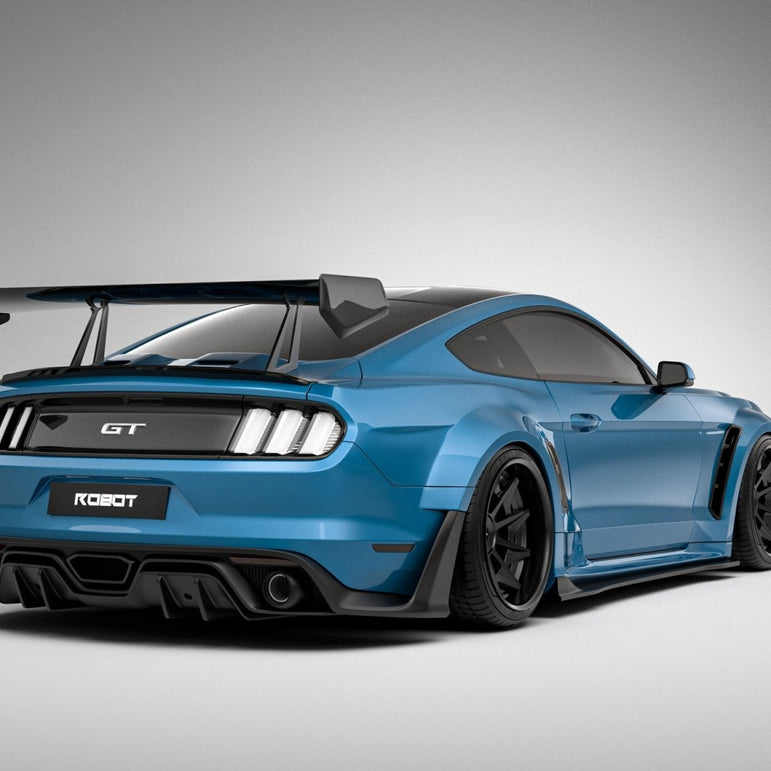 Robot Craftsman Ford Mustang V3 Widebody Kit 2015 - 2023 Aftermarket Carbon Fiber Part / Bodykit - Robot Bodykits