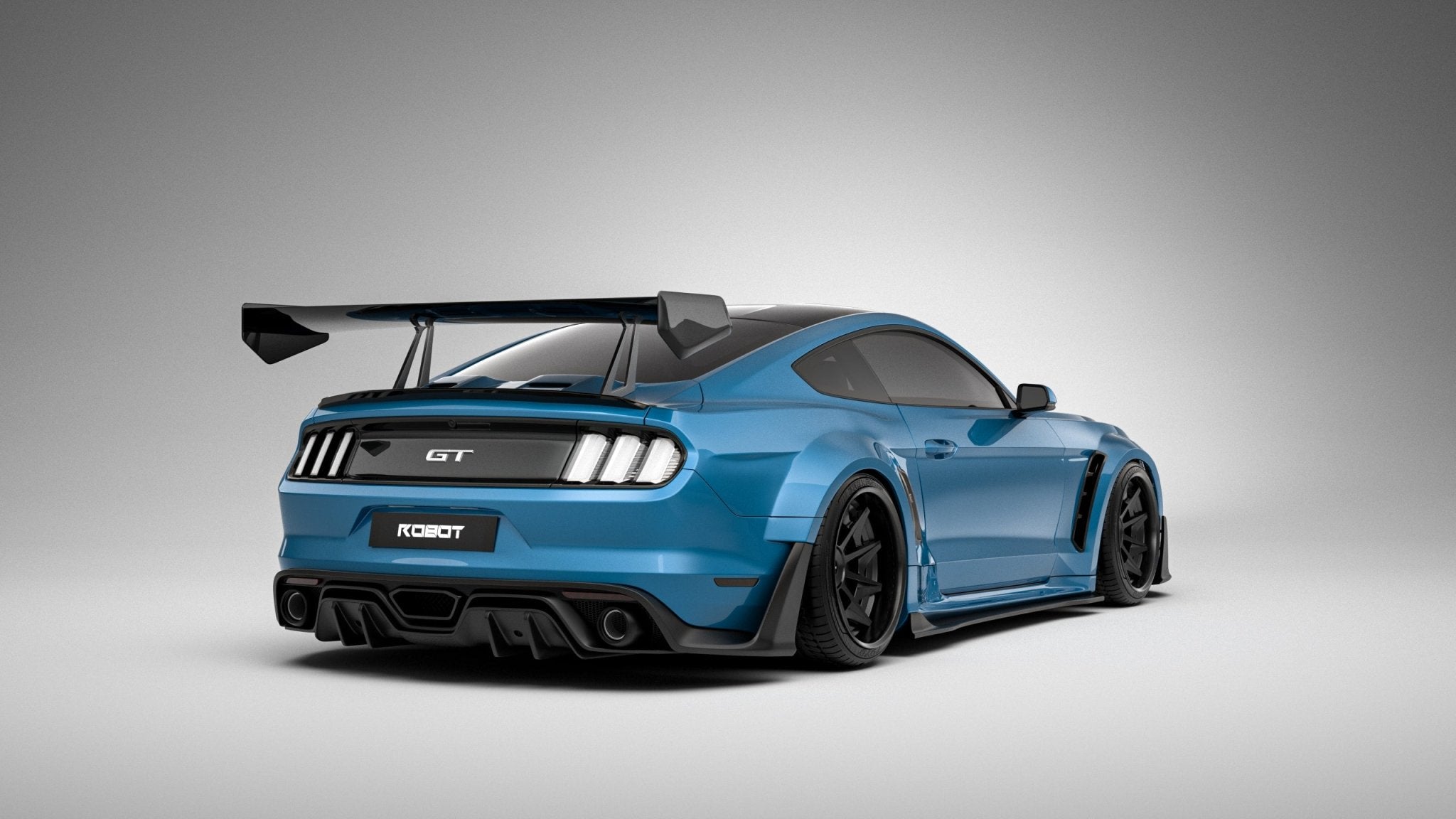 Robot Craftsman Ford Mustang V3 Widebody Kit 2015 - 2023 Aftermarket Carbon Fiber Part / Bodykit - Robot Bodykits