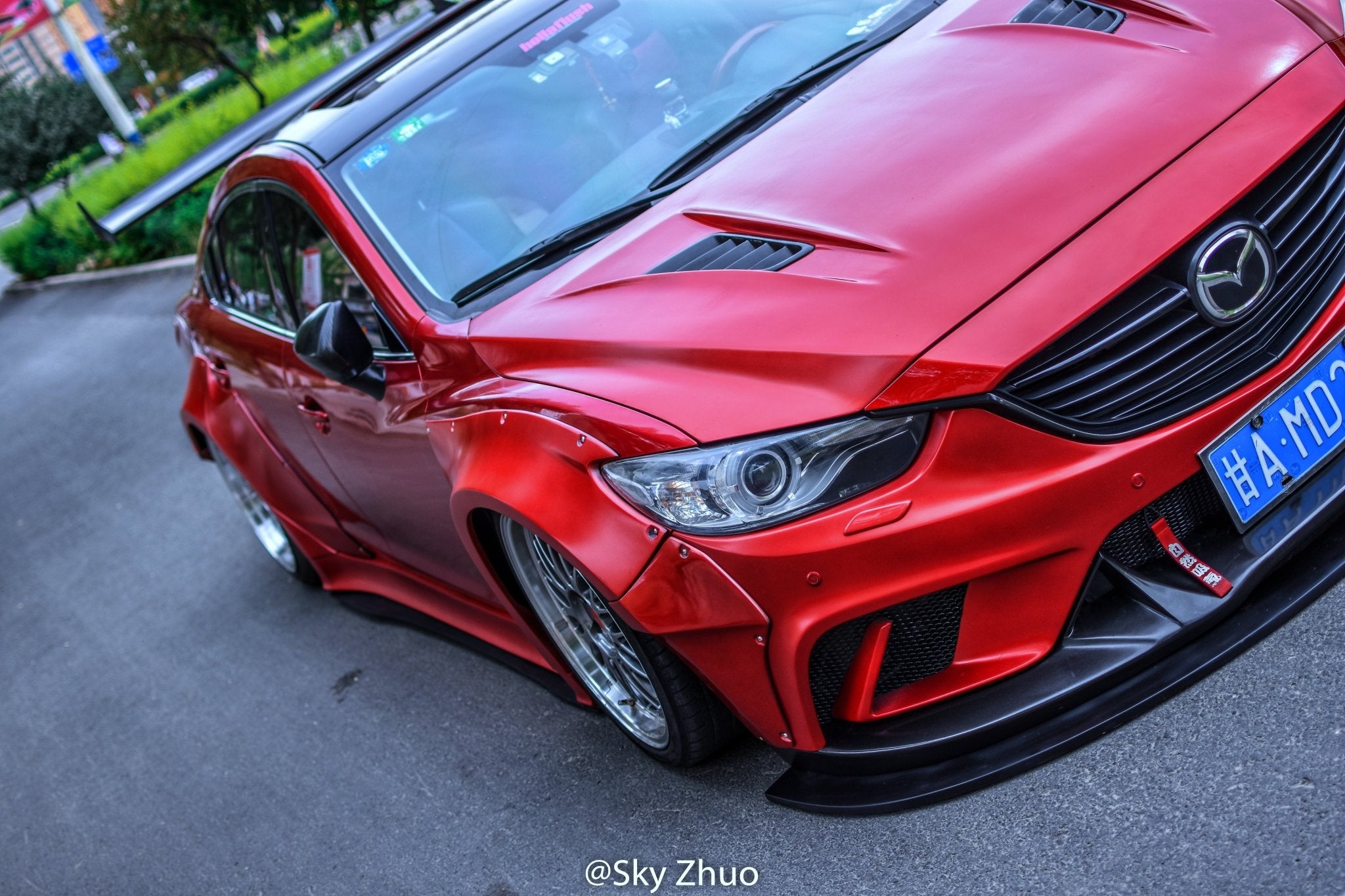Robot Craftsman Mazda 6 2013 - 2017 Hood / Bonnet Aftermarket Carbon Fiber Part / Bodykit - Robot Bodykits