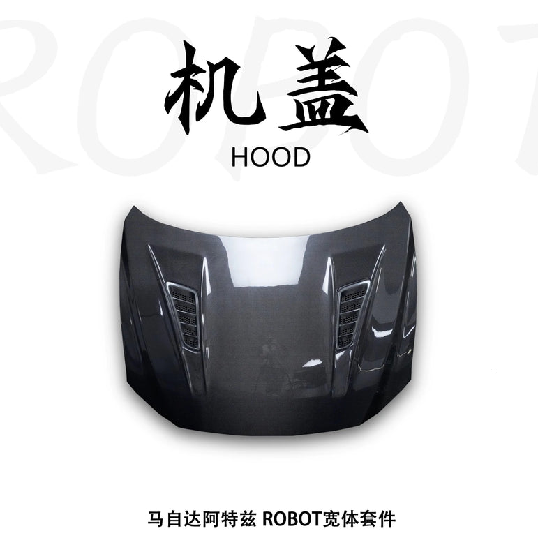 Robot Craftsman Mazda 6 2013 - 2017 Hood / Bonnet Aftermarket Carbon Fiber Part / Bodykit - Robot Bodykits