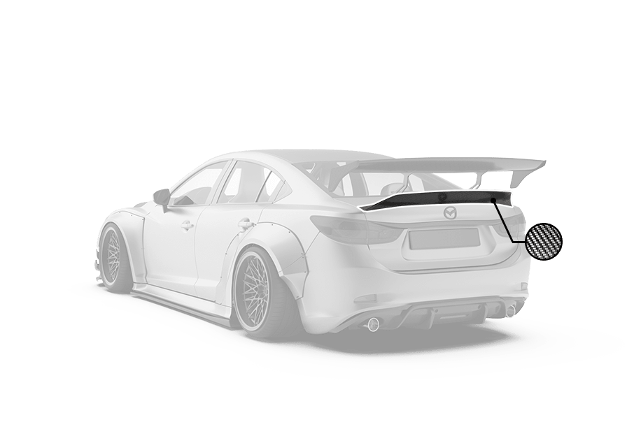 Robot Craftsman Mazda 6 2013-2022 Ducktail Aftermarket Carbon Fiber Part / Bodykit - Robot Bodykits