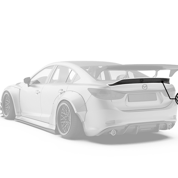 Robot Craftsman Mazda 6 2013-2022 Ducktail Aftermarket Carbon Fiber Part / Bodykit - Robot Bodykits