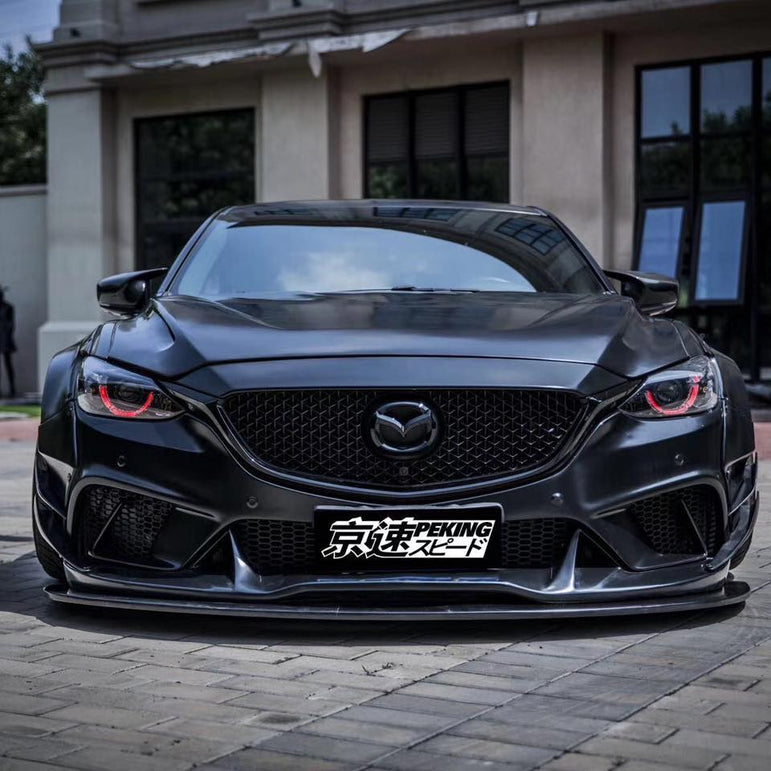 Robot Craftsman Mazda 6 2014 - 2017 Front Bumper & Front Lip Aftermarket Carbon Fiber Part / Bodykit - Robot Bodykits