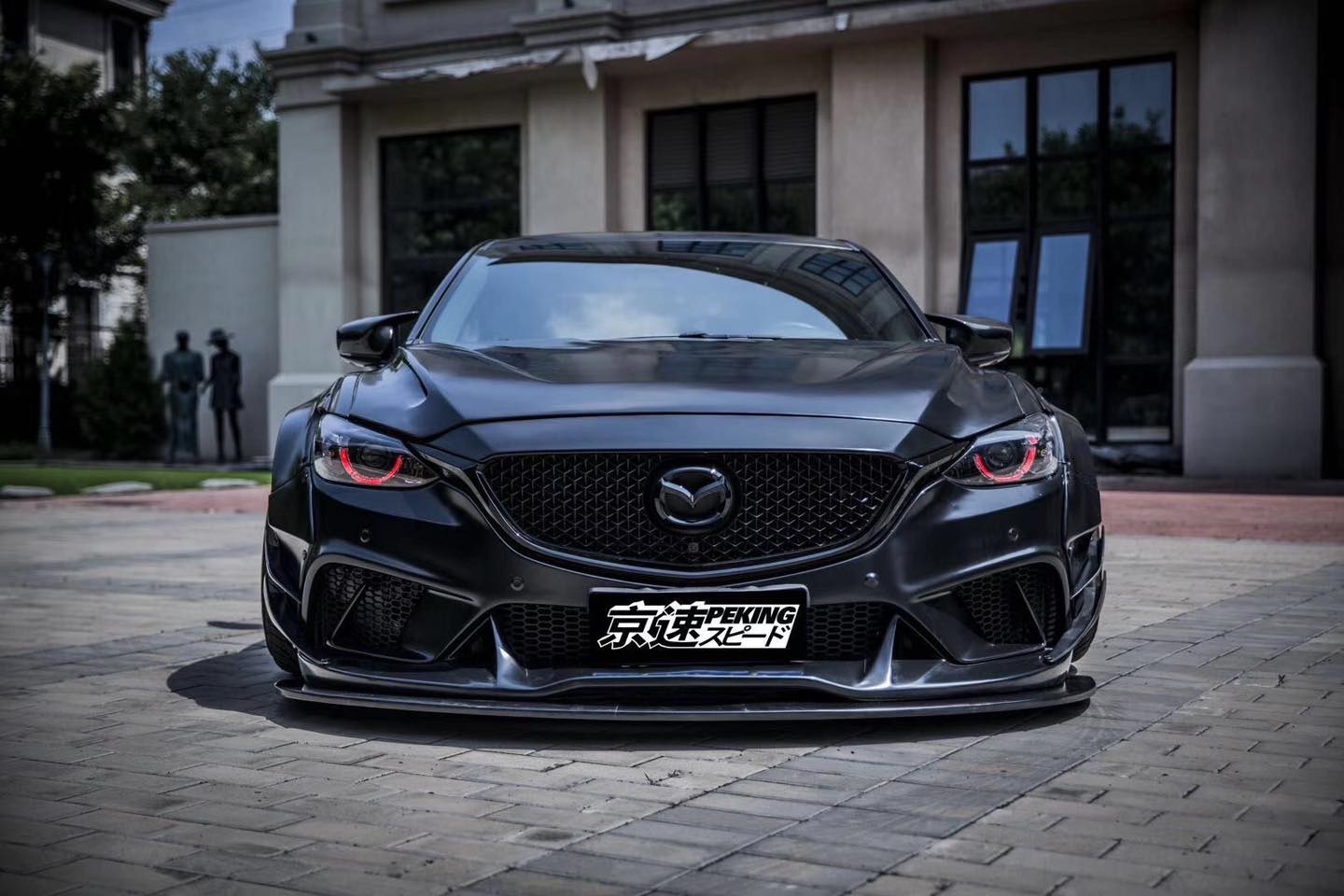 Robot Craftsman Mazda 6 2014 - 2017 Front Bumper & Front Lip Aftermarket Carbon Fiber Part / Bodykit - Robot Bodykits