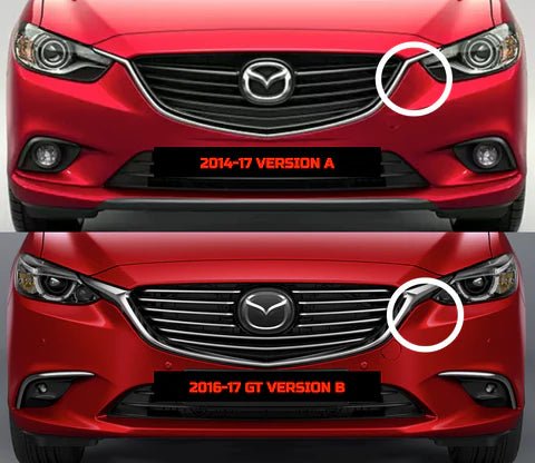Robot Craftsman Mazda 6 2014 - 2017 Front Bumper & Front Lip Aftermarket Carbon Fiber Part / Bodykit - Robot Bodykits