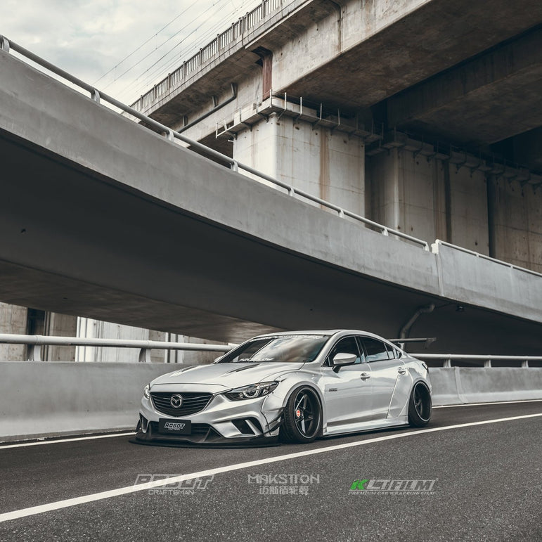 Robot Craftsman Mazda 6 2014 - 2017 Front Bumper & Front Lip Aftermarket Carbon Fiber Part / Bodykit - Robot Bodykits