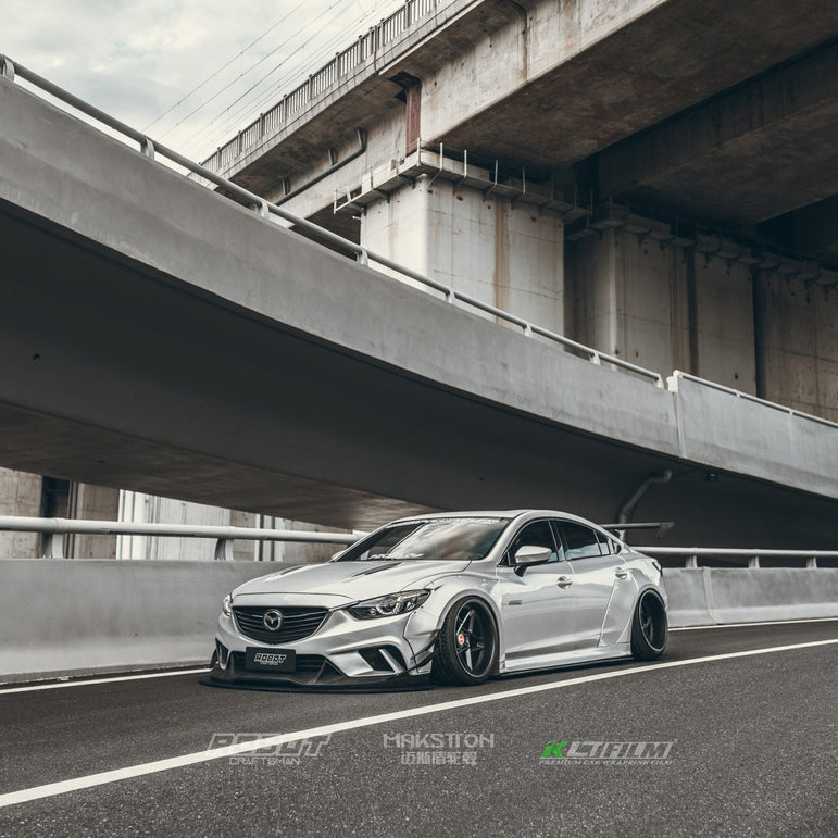 Robot Craftsman Mazda 6 2014 - 2017 Plus Body Kit Fibre Glass Reinforced Plastic Complete Widebody Kit (FRP) Aftermarket Carbon Fiber Part / Bodykit - Robot Bodykits