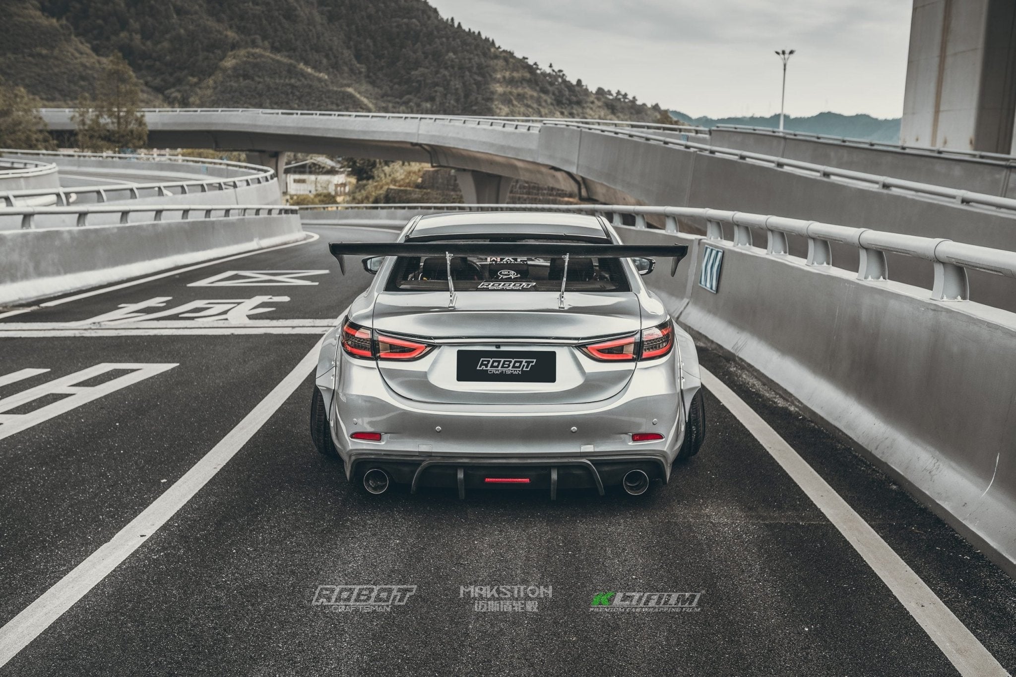 Robot Craftsman Mazda 6 2014 - 2017 Plus Body Kit Fibre Glass Reinforced Plastic Complete Widebody Kit (FRP) Aftermarket Carbon Fiber Part / Bodykit - Robot Bodykits