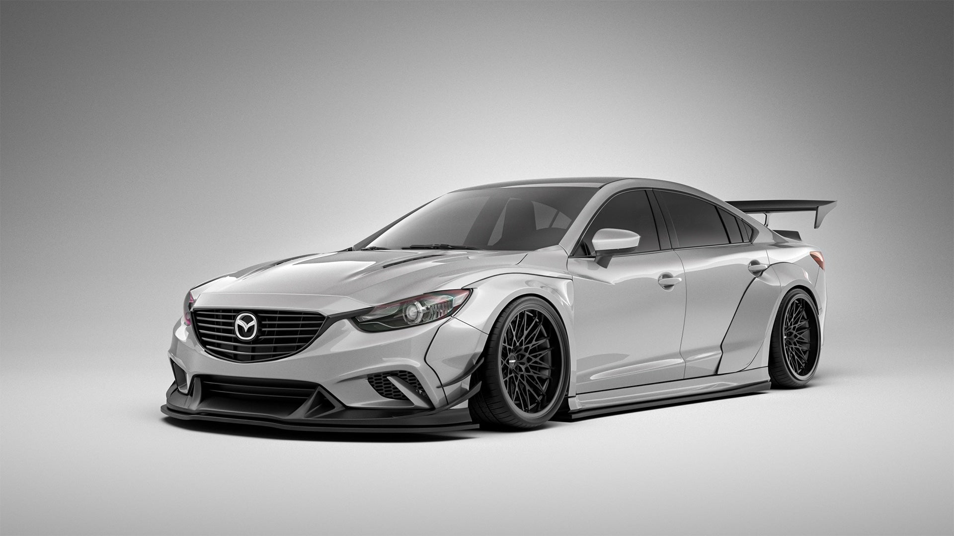 Robot Craftsman Mazda 6 2014 - 2017 Plus Body Kit Fibre Glass Reinforced Plastic Complete Widebody Kit (FRP) Aftermarket Carbon Fiber Part / Bodykit - Robot Bodykits