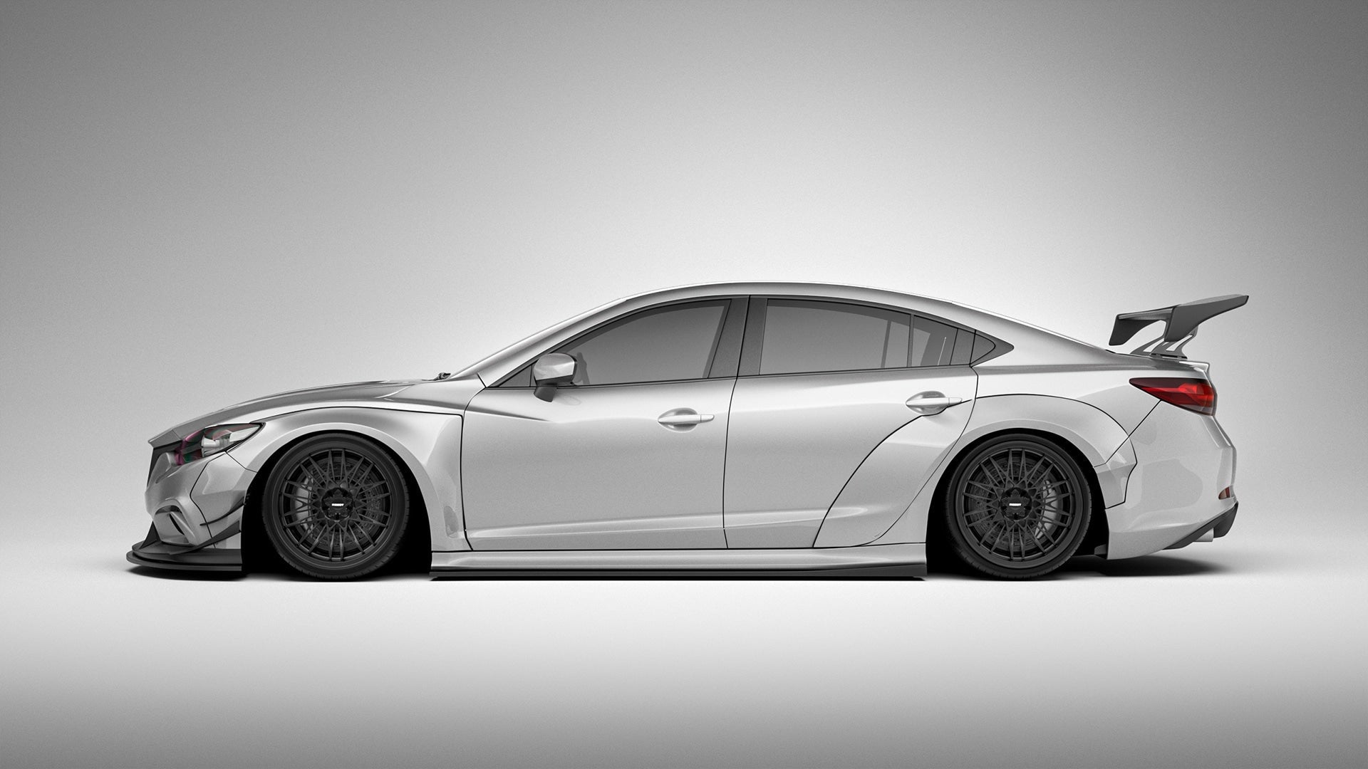 Robot Craftsman Mazda 6 2014 - 2017 Plus Body Kit Fibre Glass Reinforced Plastic Complete Widebody Kit (FRP) Aftermarket Carbon Fiber Part / Bodykit - Robot Bodykits