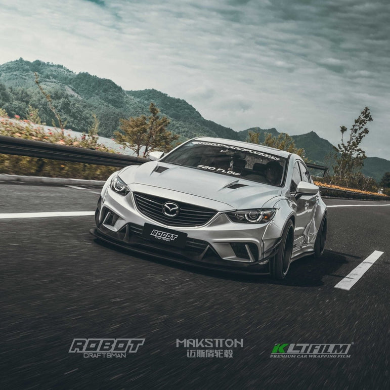Robot Craftsman Mazda 6 2014 - 2017 Plus Body Kit Fibre Glass Reinforced Plastic Complete Widebody Kit (FRP) Aftermarket Carbon Fiber Part / Bodykit - Robot Bodykits