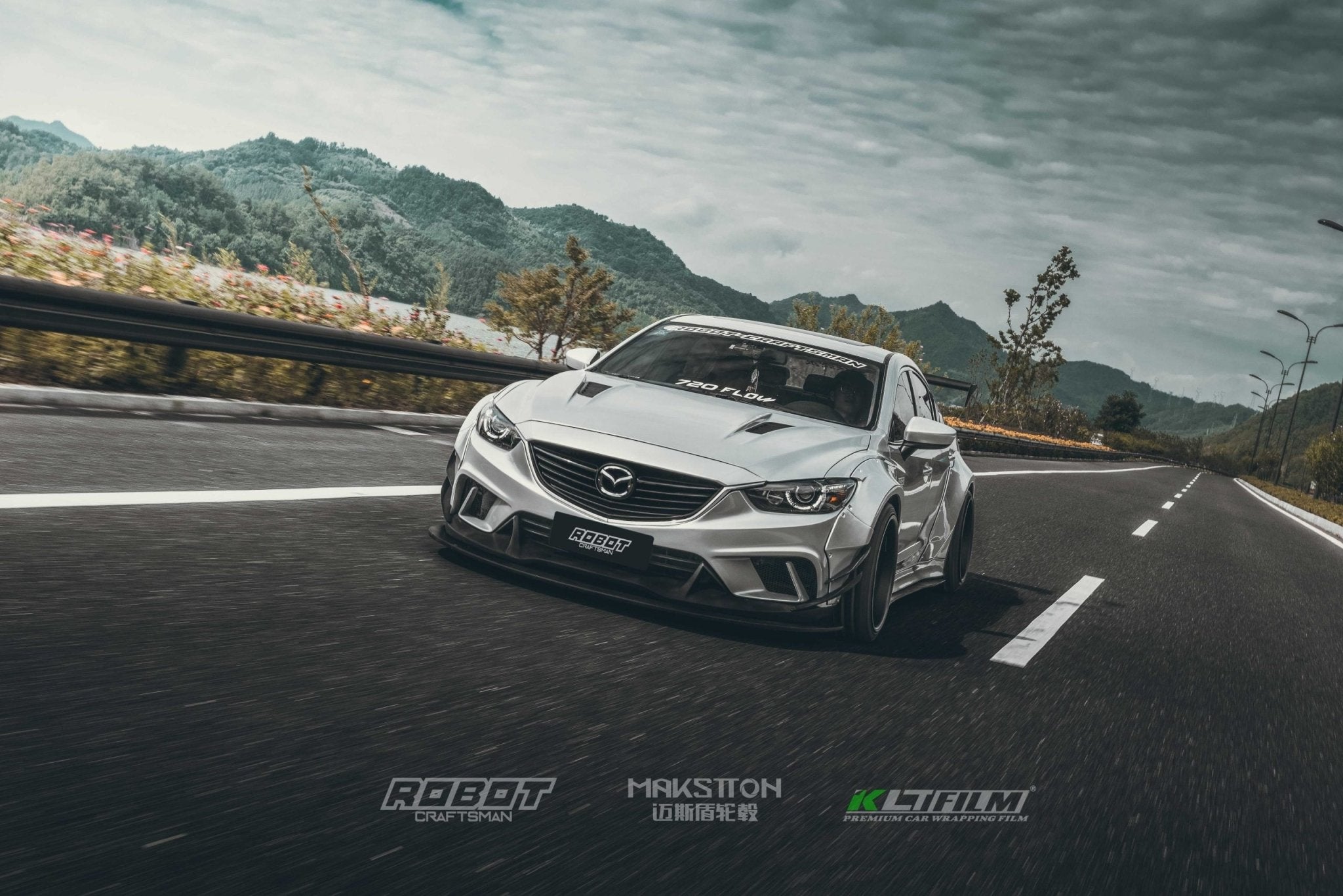 Robot Craftsman Mazda 6 2014 - 2017 Plus Body Kit Fibre Glass Reinforced Plastic Complete Widebody Kit (FRP) Aftermarket Carbon Fiber Part / Bodykit - Robot Bodykits