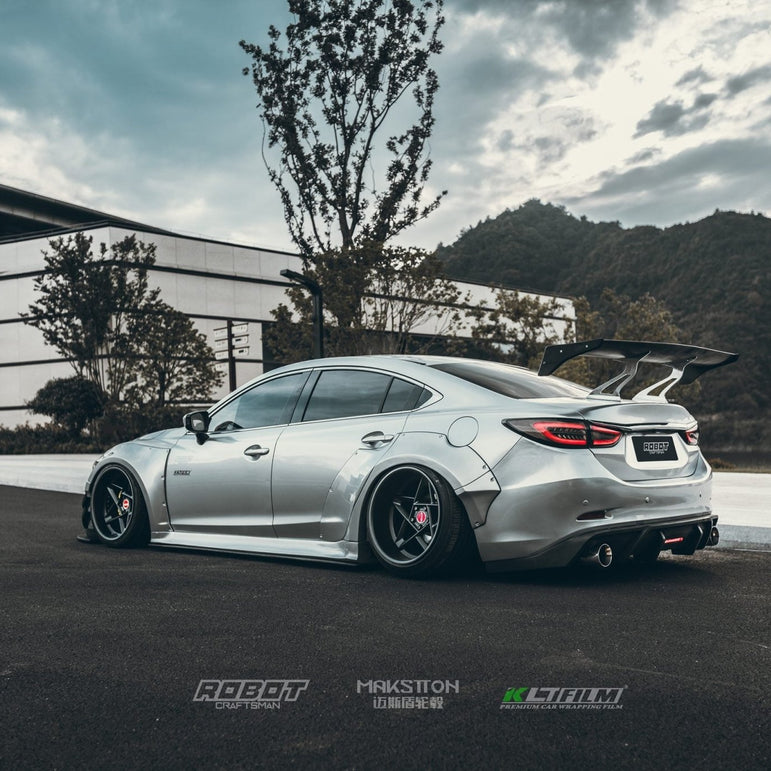 Robot Craftsman Mazda 6 2014 - 2017 Plus Body Kit Fibre Glass Reinforced Plastic Complete Widebody Kit (FRP) Aftermarket Carbon Fiber Part / Bodykit - Robot Bodykits
