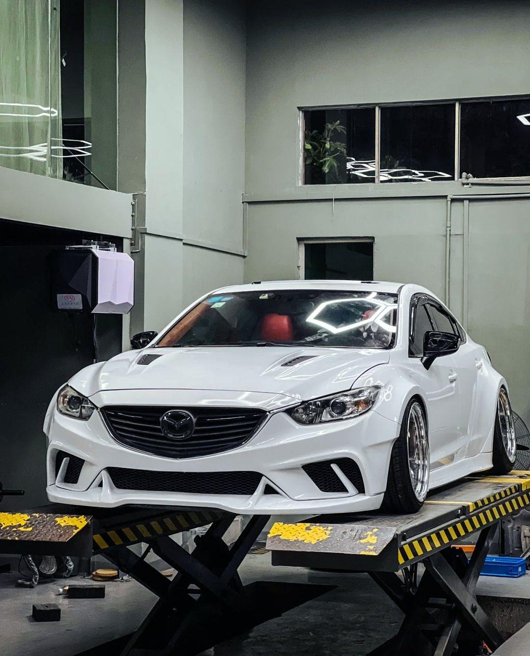 Robot Craftsman Mazda 6 2014 - 2017 Plus Body Kit Fibre Glass Reinforced Plastic Complete Widebody Kit (FRP) Aftermarket Carbon Fiber Part / Bodykit - Robot Bodykits