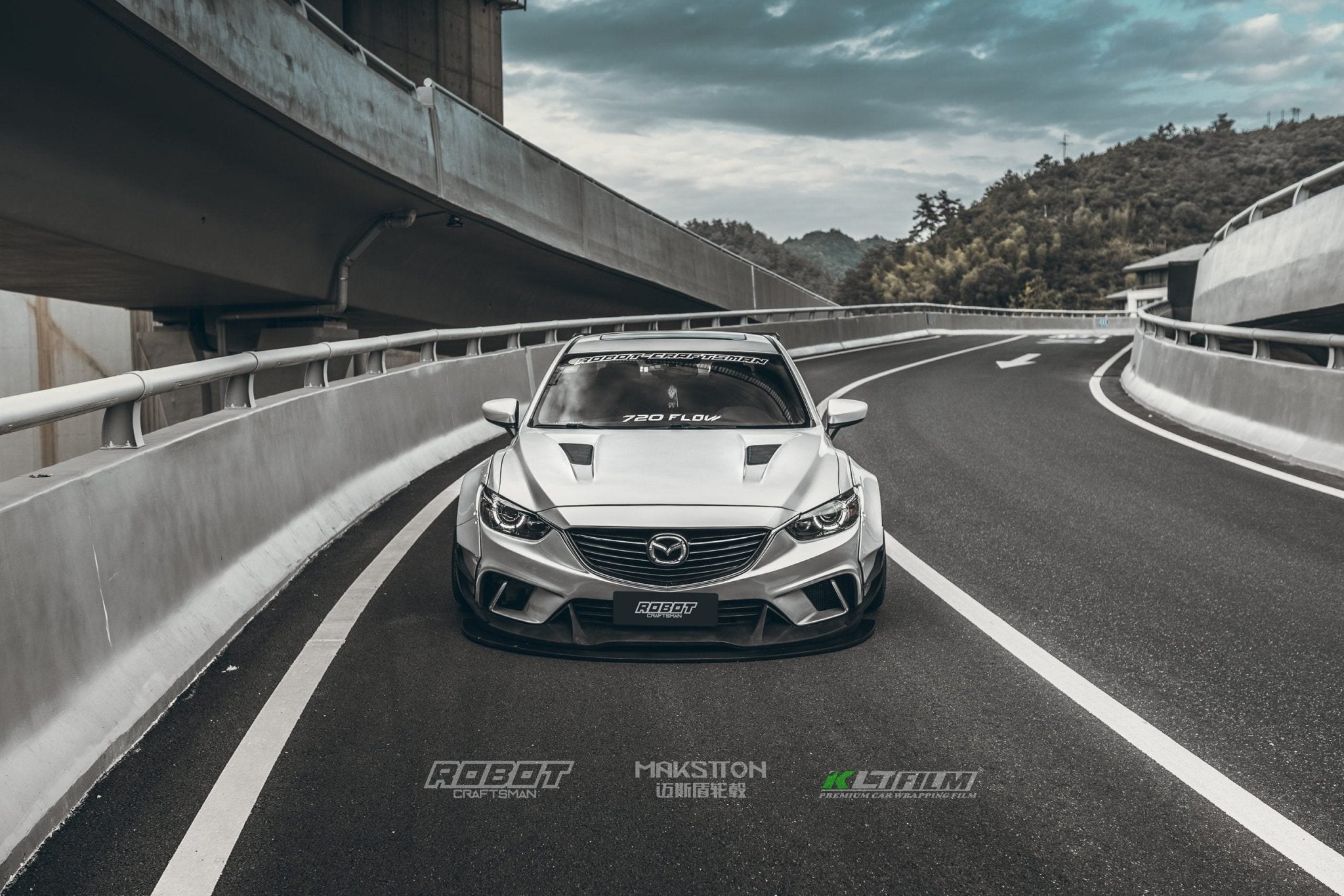 Robot Craftsman Mazda 6 2014 - 2017 Plus Body Kit Fibre Glass Reinforced Plastic Complete Widebody Kit (FRP) Aftermarket Carbon Fiber Part / Bodykit - Robot Bodykits