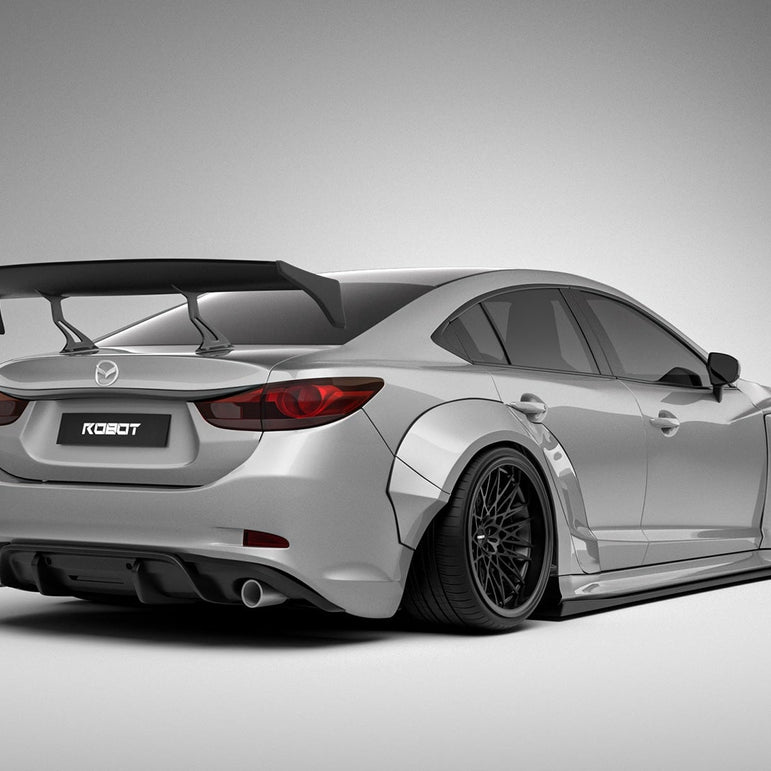 Robot Craftsman Mazda 6 2014 - 2017 Plus Body Kit Fibre Glass Reinforced Plastic Complete Widebody Kit (FRP) Aftermarket Carbon Fiber Part / Bodykit - Robot Bodykits