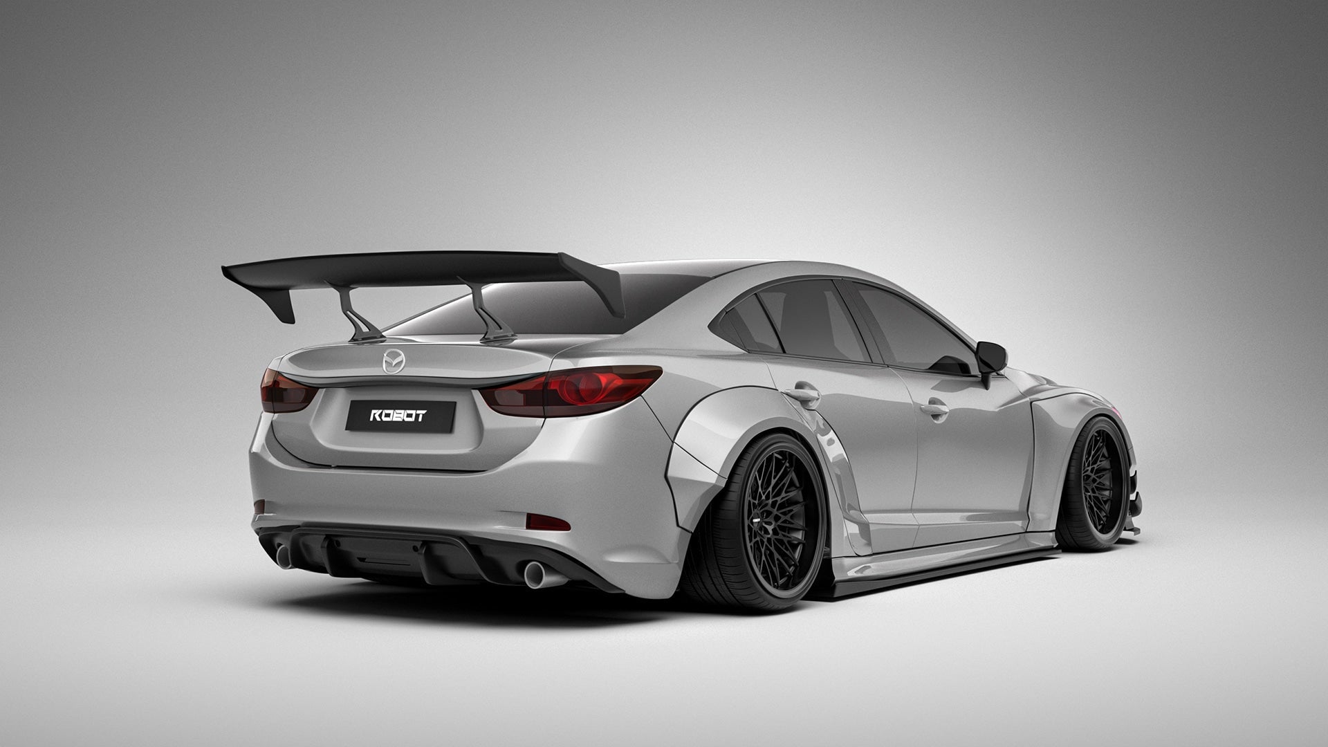 Robot Craftsman Mazda 6 2014 - 2017 Plus Body Kit Fibre Glass Reinforced Plastic Complete Widebody Kit (FRP) Aftermarket Carbon Fiber Part / Bodykit - Robot Bodykits